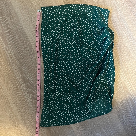 Code x Mode green polka dot skirt satin - Picture 8 of 8